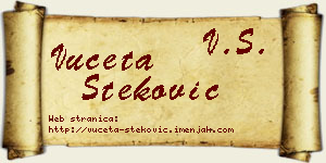 Vuceta Steković vizit kartica